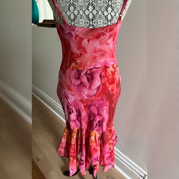 Joseph Ribkoff Vintage Floral Cocktail Dress - Picture 4 of 4
